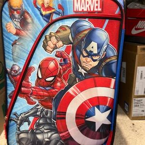 Marvel Red and Blue Superhero Suitcase
